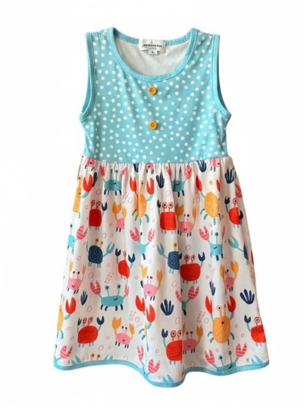 Marie Nicole Kids Sleeveless Print Dress SZ XL (5 years old)